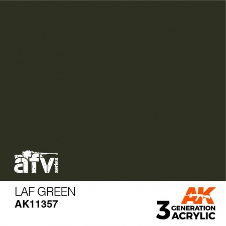 AK11357 Краска акриловая 3Gen LAF Green