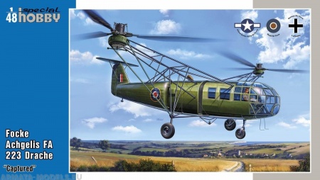 SH48201 Focke Achgelis FA 223 Drache Captured Special Hobby