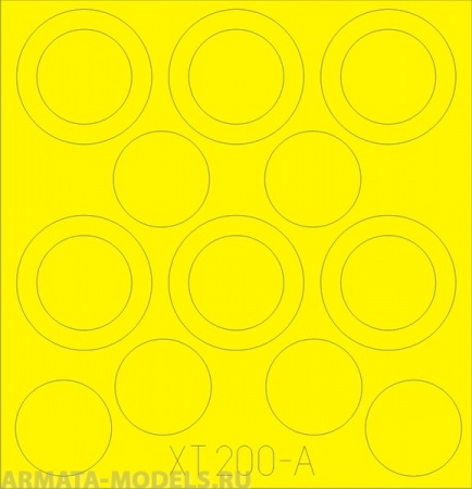 XT200ED  Окрасочная маска L3H163 1/35