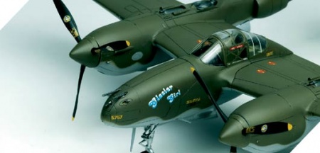 12208 Самолет  P-38F a Academy