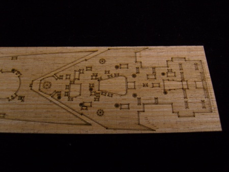 AW20031 Деревянная палуба для HMS HOOD 1941