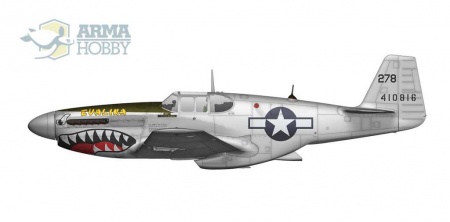 AH70038 P-51 B/C Mustang™ Arma Hobby