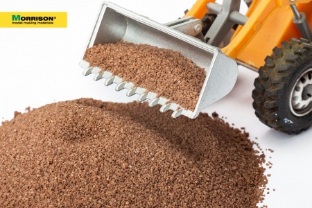 007KPK023 Присыпка для макетирования Коричневый грунт