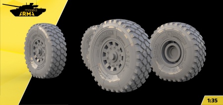 AM35814K Колеса на Бронеавтомобиль ЦСН ФСБ «Фалькатус» (Не для свободной продажи) Arma Models