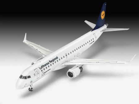 03937 Пассажирский самолет Embraer 190 авиакомпании Lufthansa Revell
