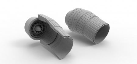 48577TMP Сопла двигателя АЛ-41Ф-1 для Су-57