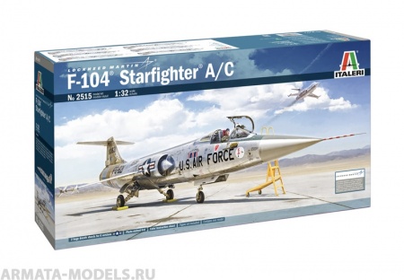 2515ИТ Самолет F-104 STARFIGHTER A/C Italeri