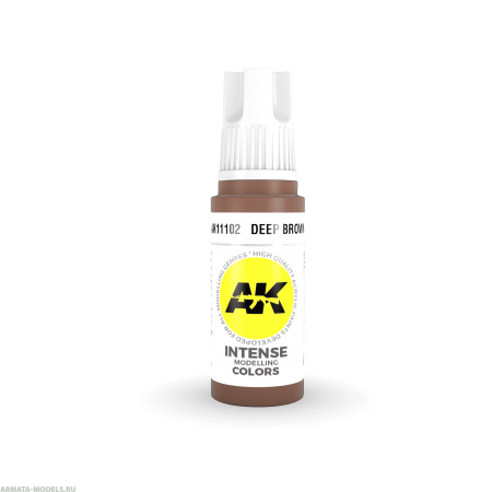 AK11102 Краска акриловая Deep Brown 17ml