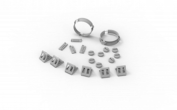 48522-1TMP Миниатюра Набор заглушек и колодок КА-52 (Не для свободной продажи)