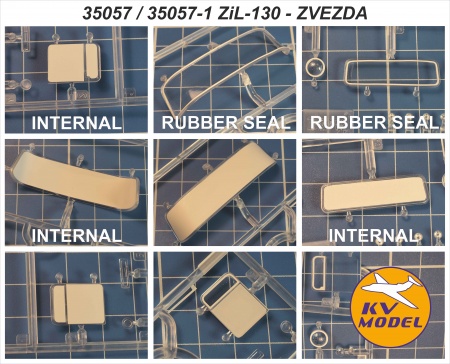 35057KV Окрасочная маска ЗИЛ-130 (ZVEZDA #3712)