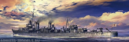 49463-Эсминец ВМС Японии IJN DESTROYER ASASHIO Hasegawa