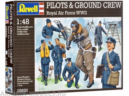 02620 Пилоты и наземная команда Британских ВВС, 2-ая МВ Revell
