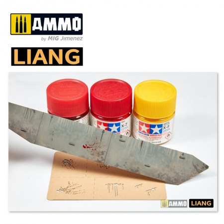 LIANG-0005 Набор трафаретов Splashes Blood Effects Airbrush Stencils