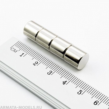 D010x10 Неодимовый магнит Диск 10x10 мм