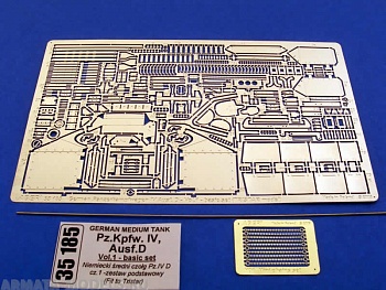 ABR-35 185  Дополнения для  German Medium Tank Pz.Kpfw.IV, Ausf.D-vol.1-basic set для Tristar 1/35