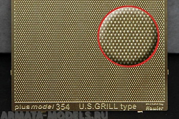 354PLUS Набор для диорамы: Engraved plate - U.S. Grill 1/35