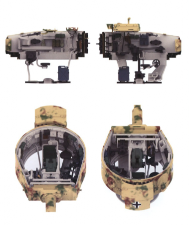 35A051 Сборная модель Tiger P Amusing Hobby