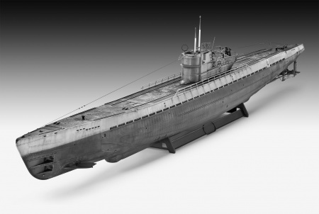 05114 Дизельная Подводная лодка типа IX C, немецкая Revell