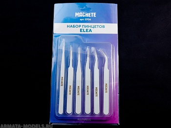 0706MCH Набор пинцетов Elea, 6 шт