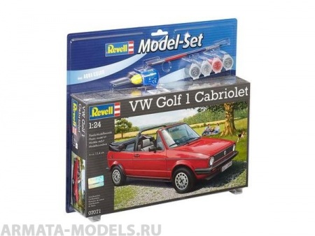 67071 Набор Автомобиль VW Golf 1 Cabrio Revell
