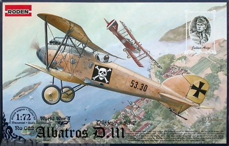 Rod022 Самолет ALBATROS D.III OEFFAG S.53.2 Roden