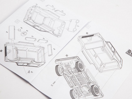 1503AVD Сборная модель ЛУАЗ-1301 AVD Models