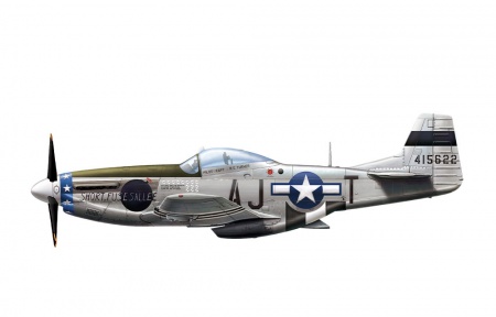 LS-006 North American P-51D Mustang Figther Meng