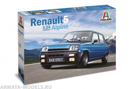 3651ИТ Автомобиль Renault 5 ALPINE Italeri