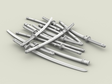 3113SOGA Трофейные японские мечи син-гунто. SOGA Miniatures