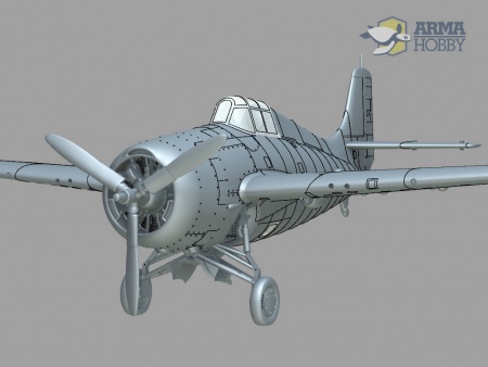 AH70047 F4F-4 Wildcat Expert Set Arma Hobby