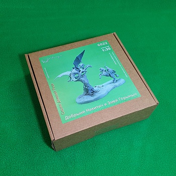 6022 миниатюра 'Добрыня Никитич и Змей Горыныч' масштаб 1:35