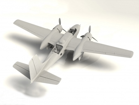 48282 A-26B-15 Invader, Американский бомбардировщик 2 МВ ICM