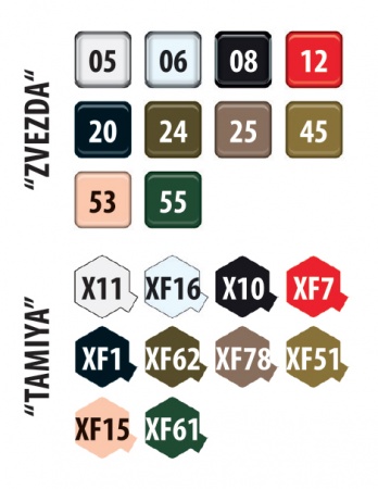 3656 Американский армейский автомобиль Dodge WC-51 Звезда