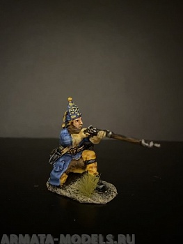 5265ТБ ВИМ, шведский гренадер стреляющий стоя на одном колене (Лейб-гвардия), Северная  война, 1/35