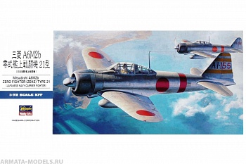 00451 Самолет MITSUBISHI A6M2 ZERO