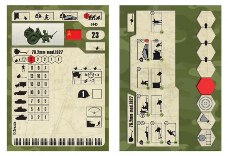 6145 Советские 76-мм полковая пушка Звезда