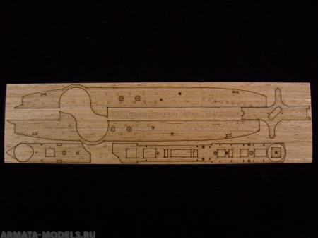 AW20012 Деревянная палуба для Imperial Chinese Navy 'TingYuen'