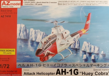 AZ7418 Bell AH-1G Huey Cobra AZmodel Plastic kits