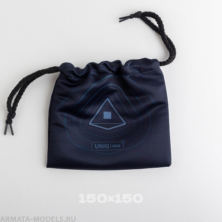 1181 Тканевый мешок с печатью, 15*15, на шнурке