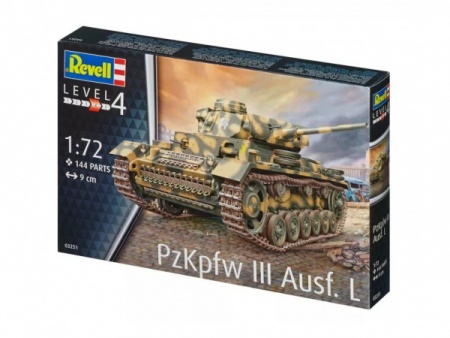 03251 Немецкий средний танк PzKpfw III Ausf. L времён Второй мировой войны Revell