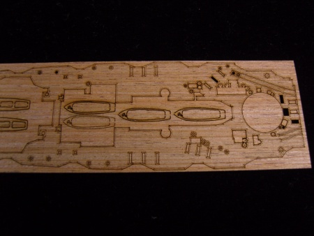 AW20035 Деревянная палуба для IJN HARUNA 1944