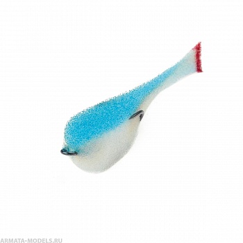 Рыбка поролоновая 8 см б/с 02 кр.2 (HS-80-02) Helios( цена указана за упаковку, в количестве 5шт.)