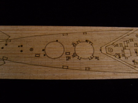 AW20031 Деревянная палуба для HMS HOOD 1941