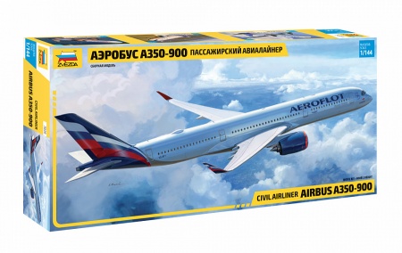 7039 Пассажирский авиалайнер Аэробус A350-900 Звезда 7039 Пассажирский авиалайнер Аэробус A350-900 Звезда