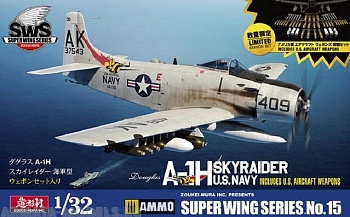 VOLKSWS15 Американский штурмовик DOUGLAS A-1H Skyraider U.S NAVY Incl U.S Aircraft
