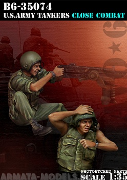 B6-35074 US Army Tankers - Close Combat