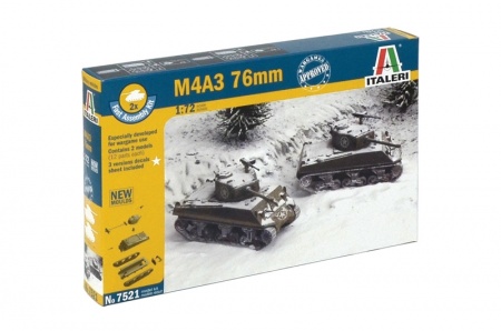 7521ИТ Танк М4А3 76mm Italeri