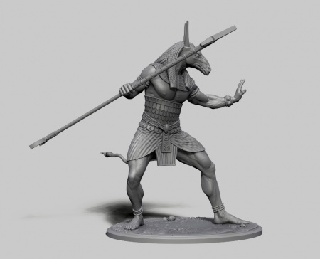 CHM-54158. Египетский бог Сет. 54 мм. Материал - смола. Chronos Miniatures