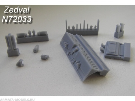 N72033 Танковый бульдозер снегоочиститель ТБС-86