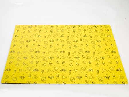100122RK Коврик для резки Лето желтый А3, 3 слоя